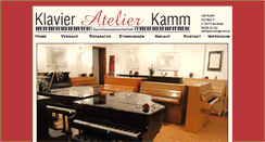 Desktop Screenshot of klavieratelier-kamm.de